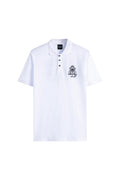 Polo Piquet Embroidery Paris Black