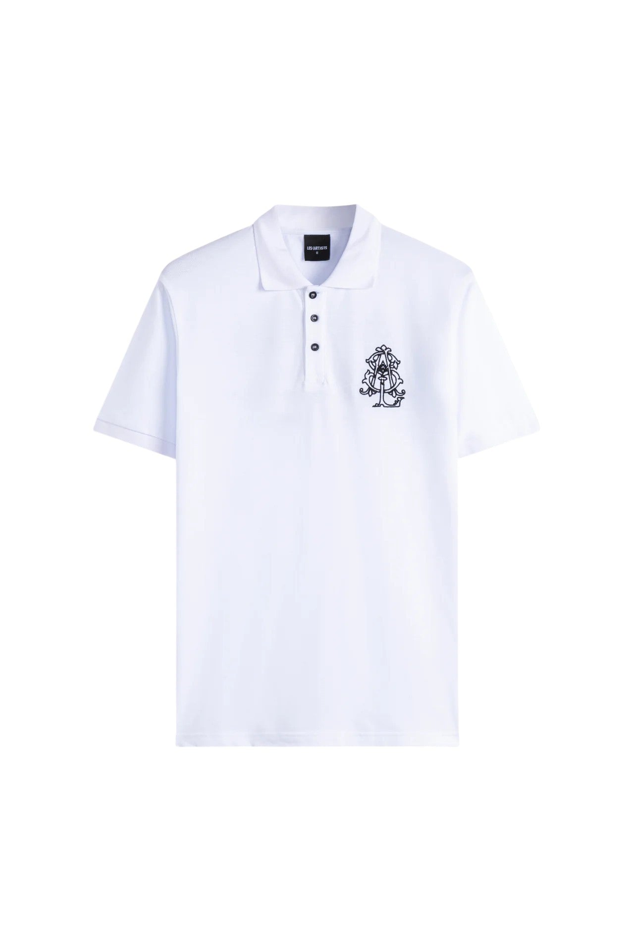 Polo Piquet Embroidery Paris Black