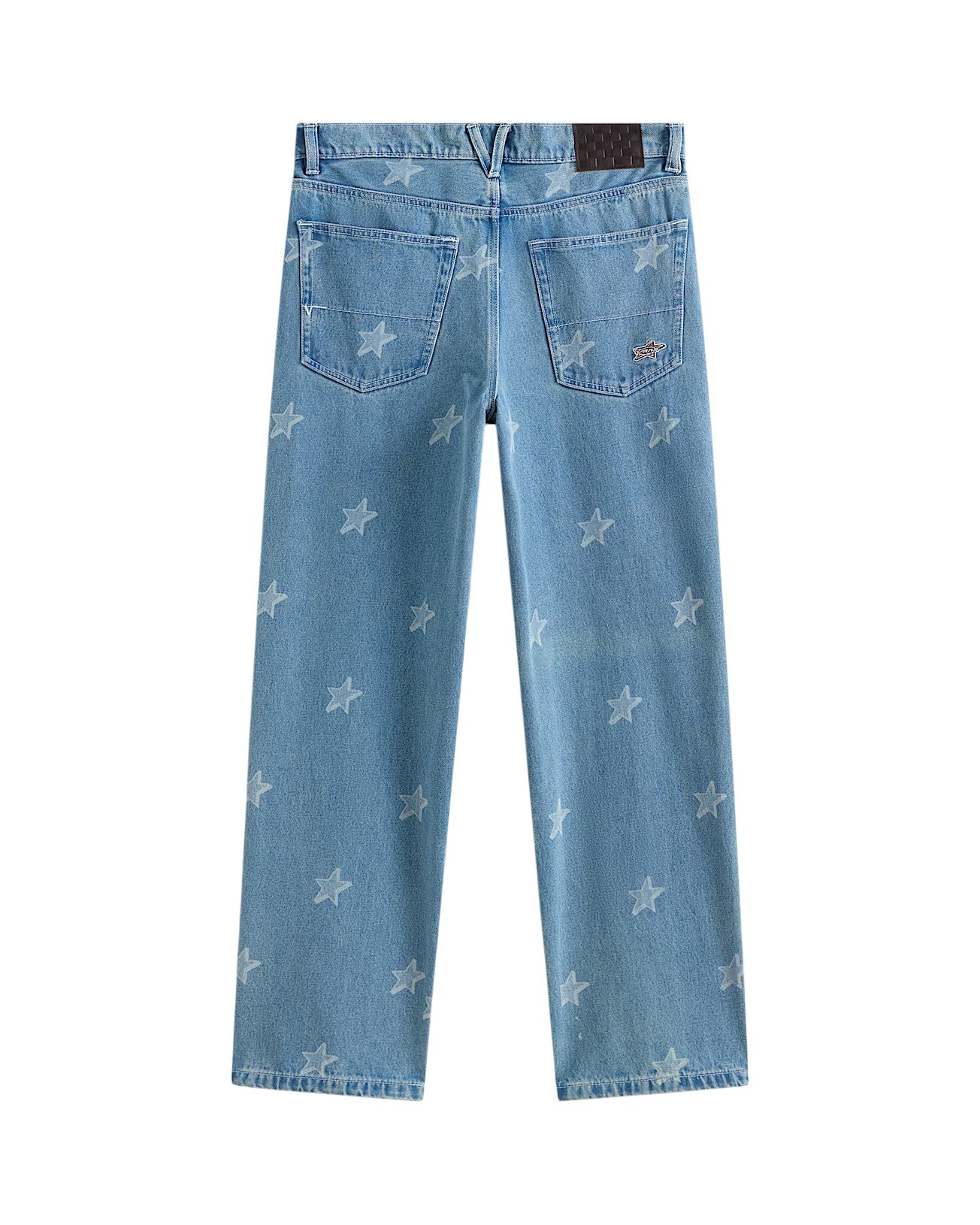 Jeans baggy in denim Check-5