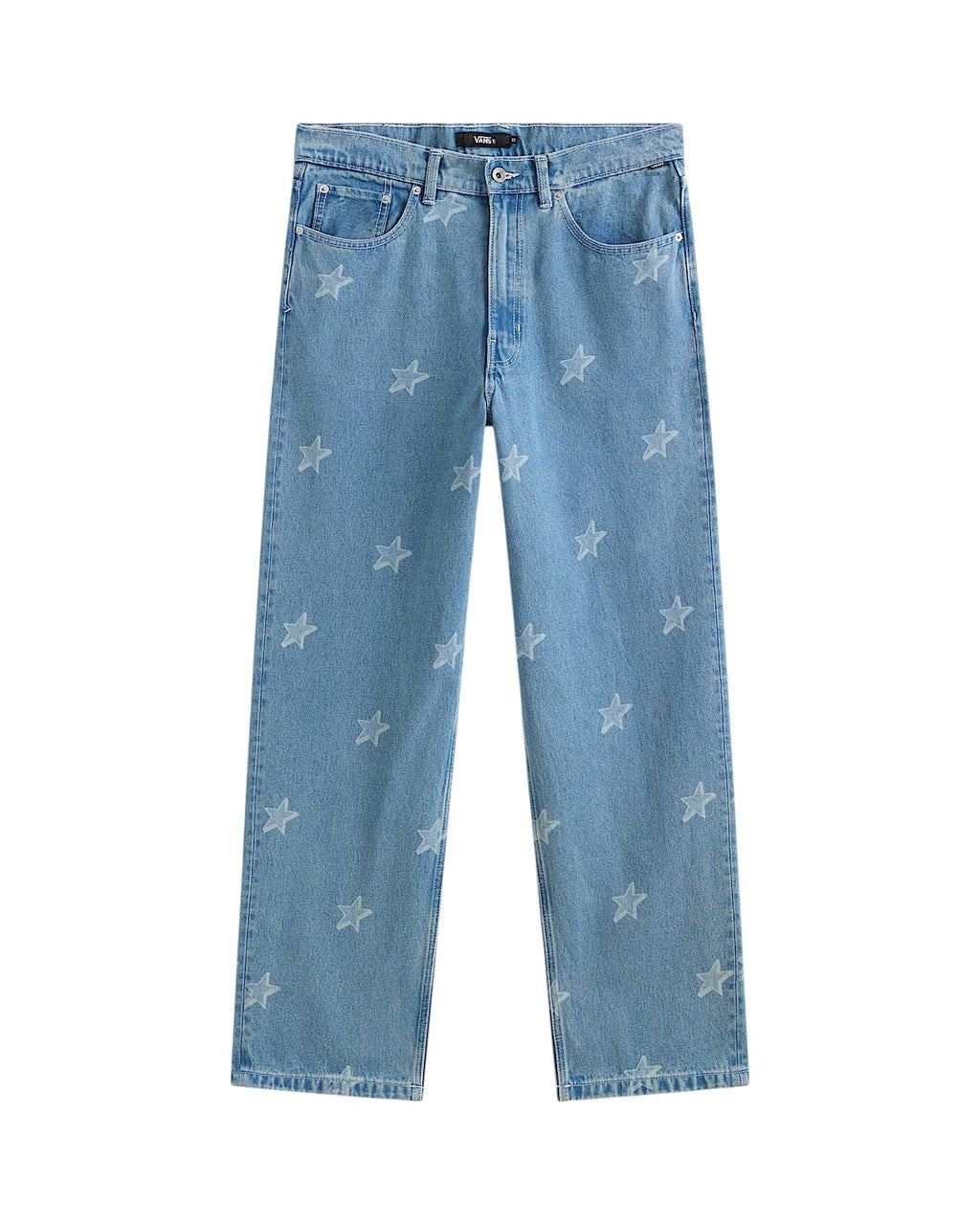 Jeans baggy in denim Check-5