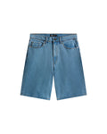 Pantaloncini baggy in denim Check-5