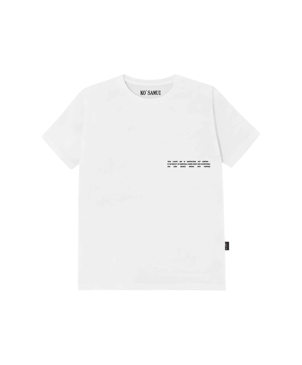 T-SHIRT DONINGTON BIANCA A VESTIBILITÀ REGOLARE