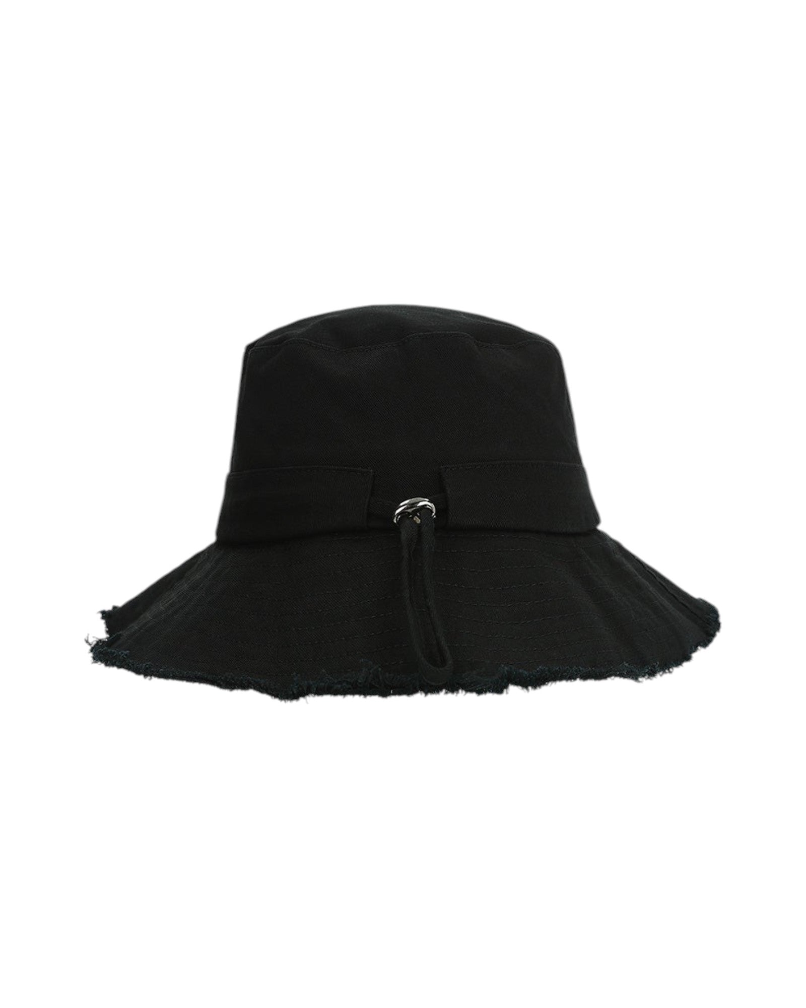 Cappello Bucket Distressed Nero