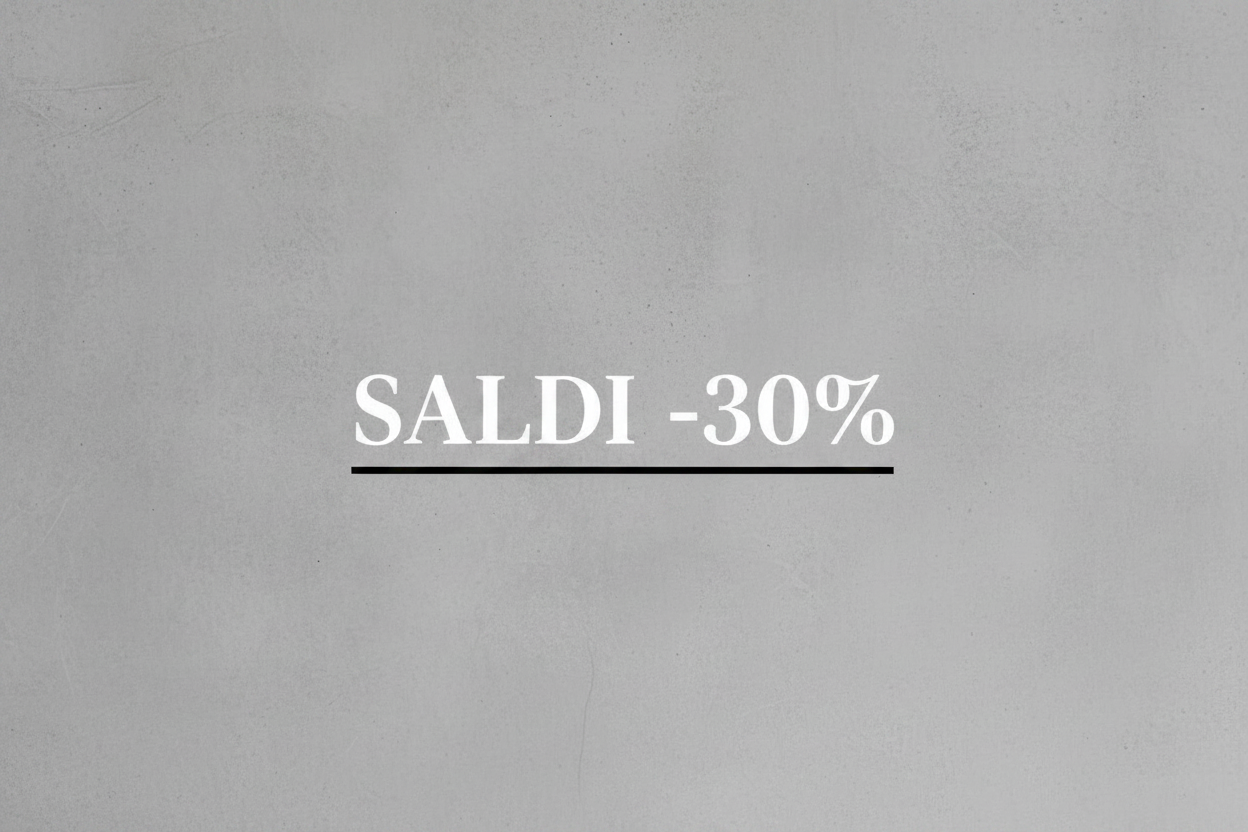 SALDI -30% linea nera
